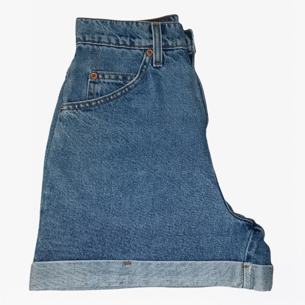 Levi’s 954 High-Rise Roll-Up Vintage Jean Shorts - 2/4 - Picture 10 of 17